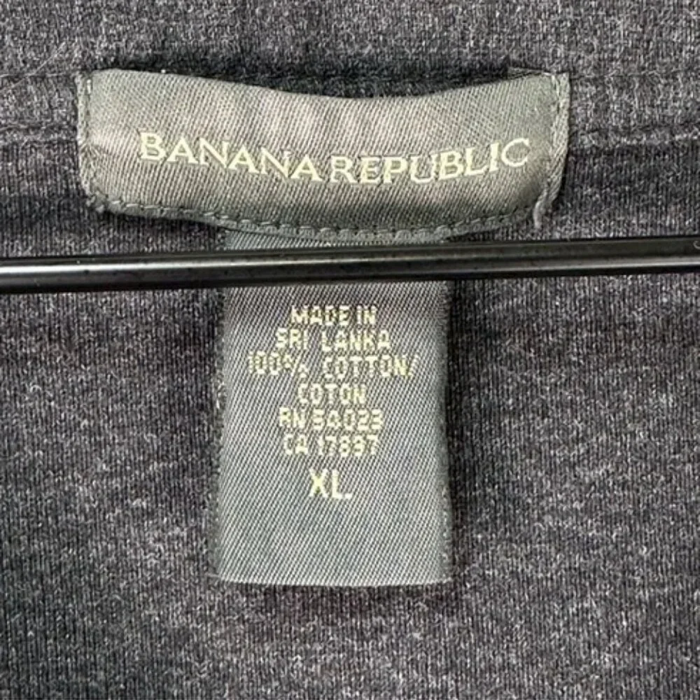 Banana Republic Grey Lace Up Corsette Sweater Long Sleeve XL
